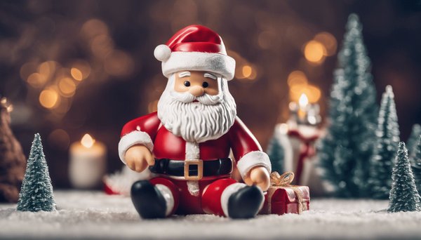 Ajoutez une touche magique avec des figurines de père noël