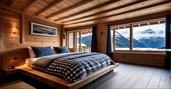 Chalet avec étage myosotis : votre havre de paix idéal