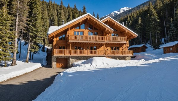Chalet myosotis à deux niveaux : l'évasion parfaite pour vous