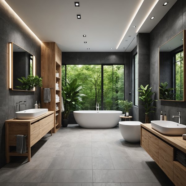 Comment concevoir une salle de bains moderne avec des matériaux écologiques?